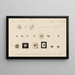 Recherches sur les poissons fossiles Pl307 - Louis Agassiz — gerahmtes Bild an der Wand