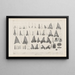 Recherches sur les poissons fossiles Pl320 - Louis Agassiz — gerahmtes Bild an der Wand