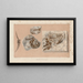 Recherches sur les poissons fossiles Pl365 - Louis Agassiz — gerahmtes Bild an der Wand