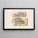 Recherches sur les poissons fossiles Pl381 - Louis Agassiz — gerahmtes Bild an der Wand