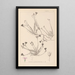 Herbier de la flore française Pl0016 - Louis Antoine Cusin — gerahmtes Bild an der Wand