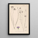Herbier de la flore française Pl0022 - Louis Antoine Cusin — gerahmtes Bild an der Wand