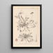 Herbier de la flore française Pl0094 - Louis Antoine Cusin — gerahmtes Bild an der Wand