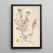 Herbier de la flore française Pl0099 - Louis Antoine Cusin — gerahmtes Bild an der Wand
