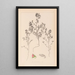 Herbier de la flore française Pl0220 - Louis Antoine Cusin — gerahmtes Bild an der Wand