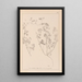 Herbier de la flore française Pl0273 - Louis Antoine Cusin — gerahmtes Bild an der Wand
