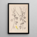 Herbier de la flore française Pl0306 - Louis Antoine Cusin — gerahmtes Bild an der Wand