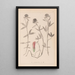 Herbier de la flore française Pl0320 - Louis Antoine Cusin — gerahmtes Bild an der Wand