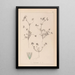 Herbier de la flore française Pl0323 - Louis Antoine Cusin — gerahmtes Bild an der Wand