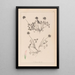 Herbier de la flore française Pl0356 - Louis Antoine Cusin — gerahmtes Bild an der Wand