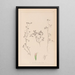 Herbier de la flore française Pl0363 - Louis Antoine Cusin — gerahmtes Bild an der Wand