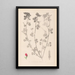 Herbier de la flore française Pl0380 - Louis Antoine Cusin — gerahmtes Bild an der Wand