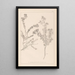 Herbier de la flore française Pl0383 - Louis Antoine Cusin — gerahmtes Bild an der Wand