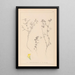 Herbier de la flore française Pl0386 - Louis Antoine Cusin — gerahmtes Bild an der Wand