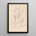 Herbier de la flore française Pl0402 - Louis Antoine Cusin — gerahmtes Bild an der Wand