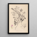 Herbier de la flore française Pl0514 - Louis Antoine Cusin — gerahmtes Bild an der Wand