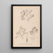 Herbier de la flore française Pl1093 - Louis Antoine Cusin — gerahmtes Bild an der Wand