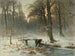 Eine Januarnacht im Wald von Den Haag - Louis Apol — Ansicht des Kunstwerks