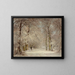 Ein verschneiter Weg im Winter - Louis Apol — gerahmtes Bild an der Wand