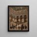 Treppe des Opernhauses - Louis Broud — gerahmtes Bild an der Wand
