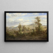 zwischen Tallarook und Yea - Louis Buvelot — gerahmtes Bild an der Wand