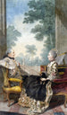 M. der Graf und Frau die Gräfin Despourdons - Louis Carrogis Carmontelle — Ansicht des Kunstwerks