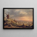 Paris vu de la Butte Montmartre - Louis Daguerre — gerahmtes Bild an der Wand