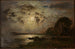 Landschaft bei Mondschein - Louis Douzette — Ansicht des Kunstwerks