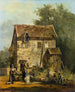 elegante Gesellschaft in einem Garten - Louis Gabriel Moreau — Ansicht des Kunstwerks