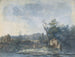 Figuren auf einer Landstraße - Louis Gabriel Moreau — Ansicht des Kunstwerks