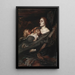 Krieg - Louis Gallait — gerahmtes Bild an der Wand