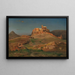 L'Acropole au crépuscule - Louis Gurlitt — gerahmtes Bild an der Wand