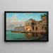 auf der Küste von Sorrent - Louis Gurlitt — gerahmtes Bild an der Wand