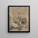 St Michael's Mount Utrecht - Louis Haghe — gerahmtes Bild an der Wand