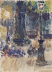 Les Becs de gaz - Louis Hayet — Ansicht des Kunstwerks