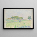 Les Sarcleurs - Louis Hayet — gerahmtes Bild an der Wand