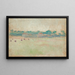 Landschaft - Louis Hayet — gerahmtes Bild an der Wand