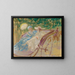 Zwei elegante Frauen aus Kalkstein - Louis Icart — gerahmtes Bild an der Wand