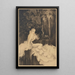 Orchideen - Louis Icart — gerahmtes Bild an der Wand