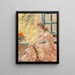 Nachdenklich - Louis Icart — gerahmtes Bild an der Wand