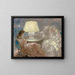 Unter der Lampe - Louis Icart — gerahmtes Bild an der Wand