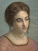 Portrait einer jungen Frau mit einem rosa Hemd - Louis Janmot — Ansicht des Kunstwerks