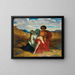 La torture de Mezence - Louis Janmot — gerahmtes Bild an der Wand