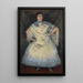 Portrait de Mademoiselle Perusina - Louis Kronberg — gerahmtes Bild an der Wand