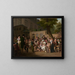 Eingang des türkischen Gartens - Louis Léopold Boilly — gerahmtes Bild an der Wand