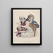 Angst - Louis Léopold Boilly — gerahmtes Bild an der Wand