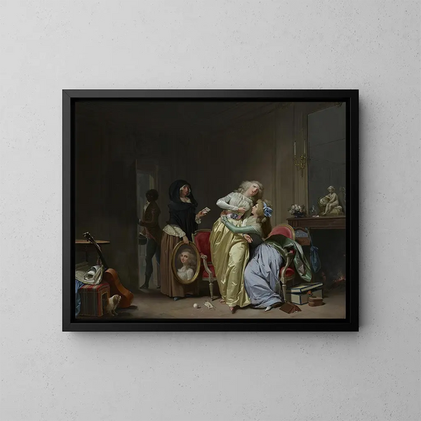Les Malheurs de l'amour - Louis Léopold Boilly — gerahmtes Bild an der Wand