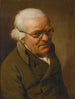 Portrait eines Mannes mit weißen Haaren in Halbfigur mit Brille - Louis Léopold Boilly — Ansicht des Kunstwerks
