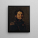 Portrait dit du capitaine Jules Raulin - Louis Léopold Boilly — gerahmtes Bild an der Wand
