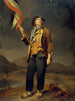 Portrait des Sängers Simon Chenard (1758 - 1832) in Freikleid-Kleidung, mit einer Flagge bei der Freiheitsfeier in Savoyen am 14. Oktober 1792 - Louis Léopold Boilly — Ansicht des Kunstwerks